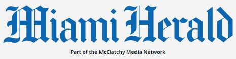 IPX1031- Miami Herald logo in blue gothic font, with the text “Part of the McClatchy Media Network” below in smaller gray letters. -260116