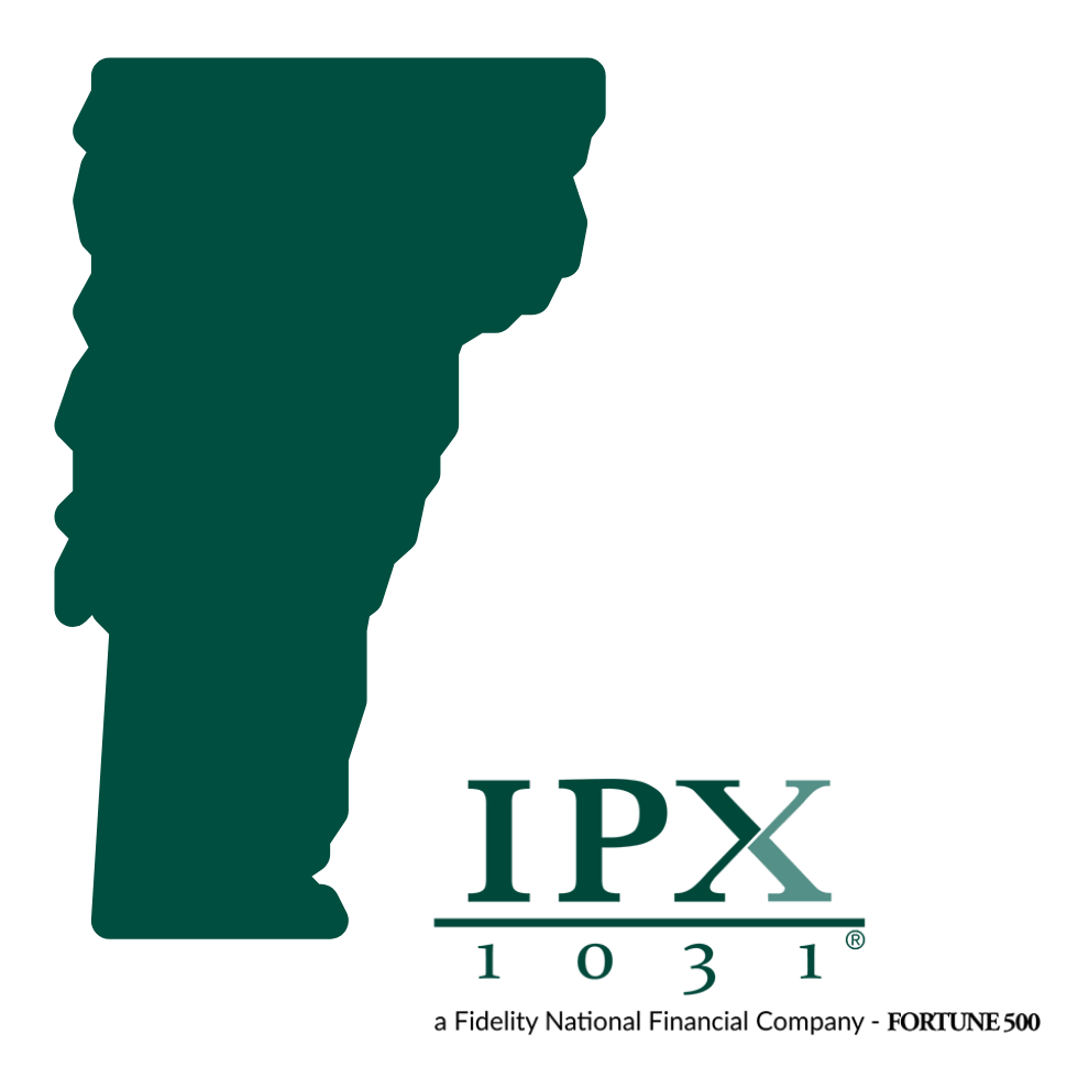 1031 Exchange State Image wLogo - Vermont