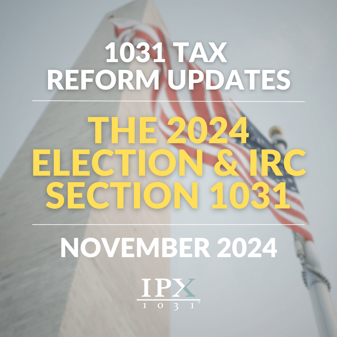 2024 election and 1031 updates image