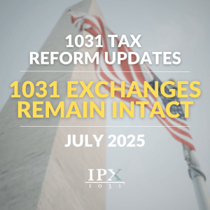 IPX1031 tax reform updates July 2025 image
