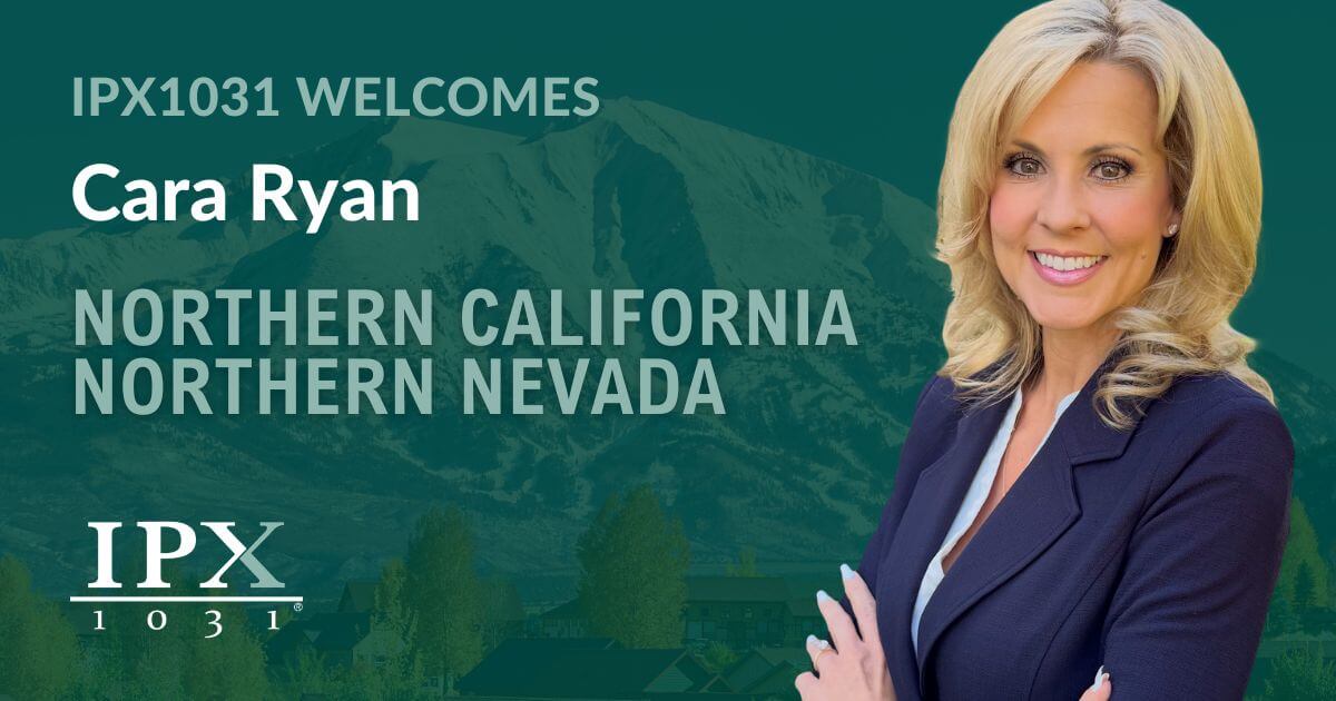 IPX1031 Welcomes Cara Ryan to Northern California and Northern Nevada Sales and Business Development Team