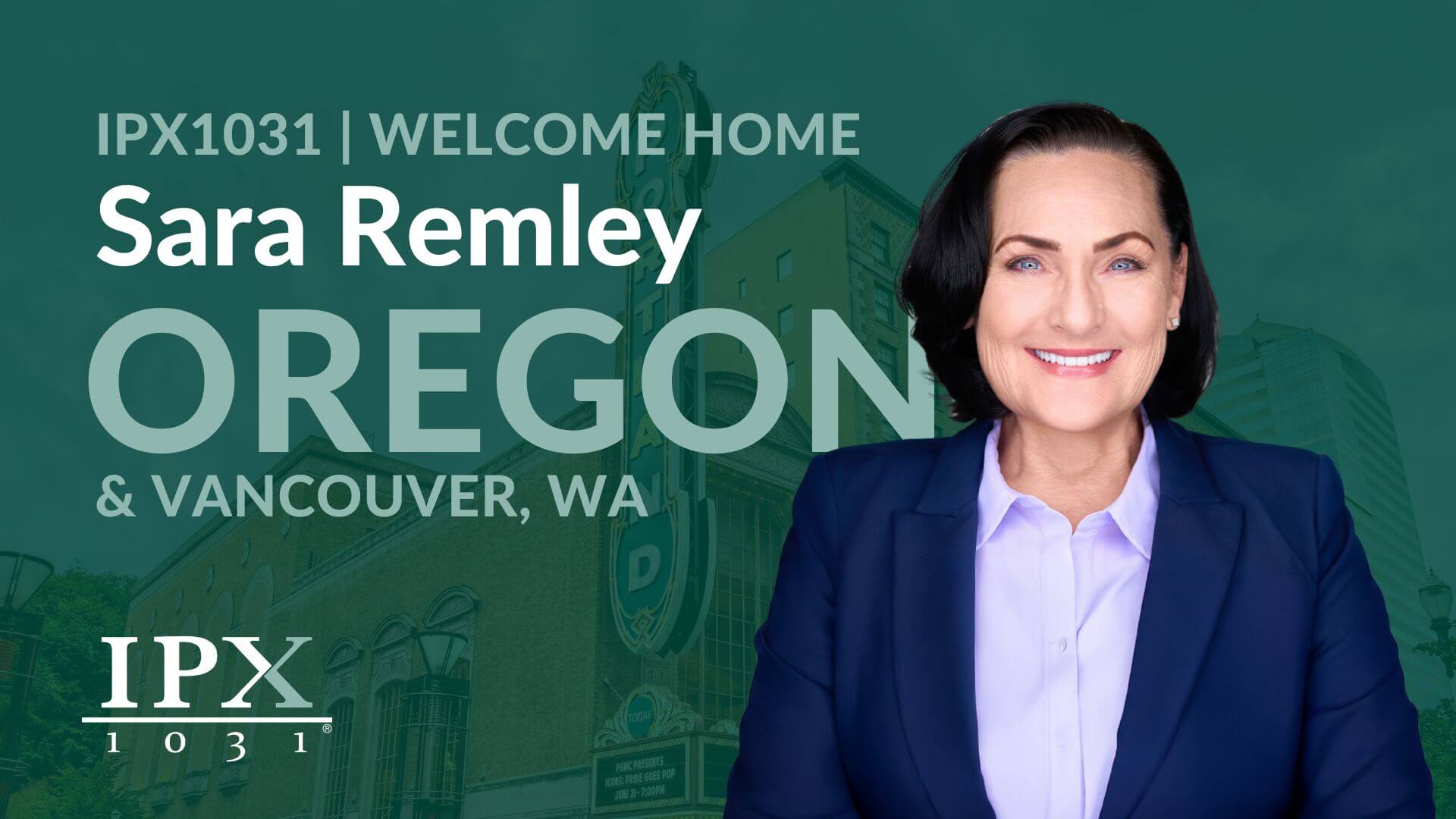 IPX1031 Welcomes Sara Remley Back to Oregon