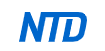Blue, bold capital letters NTD in a modern, sans-serif font on a white background.
